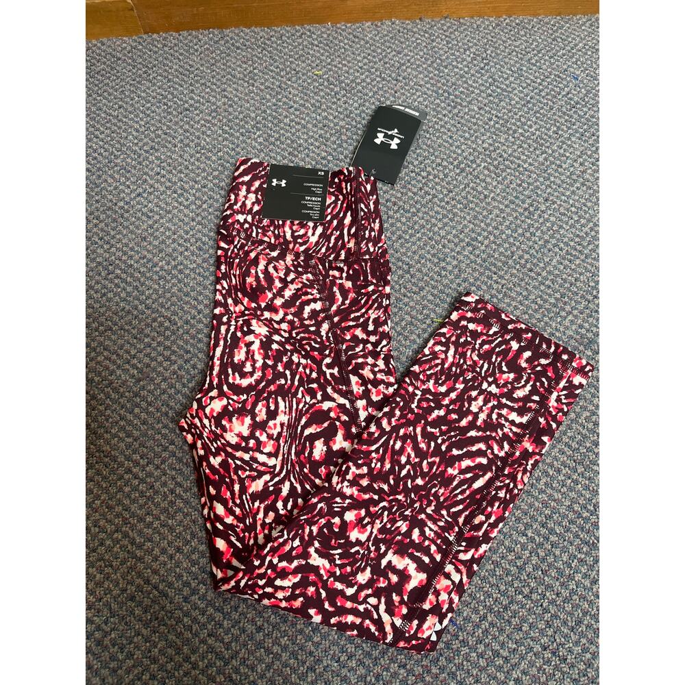 Under Armour High Rise Printed Capri Legging XS